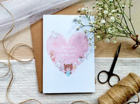 Vicky Wong - New Baby Congratulations Greeting Cards