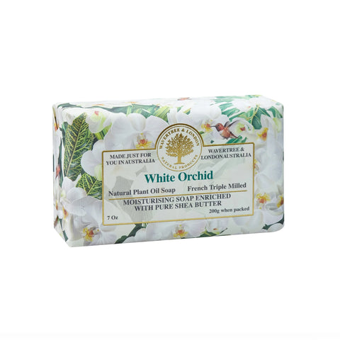 Wavertree and London - White Orchid Soap Bar 200g