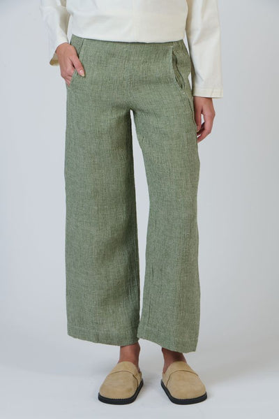Naturals by O&J - Wide Leg Linen Pant-Oregano