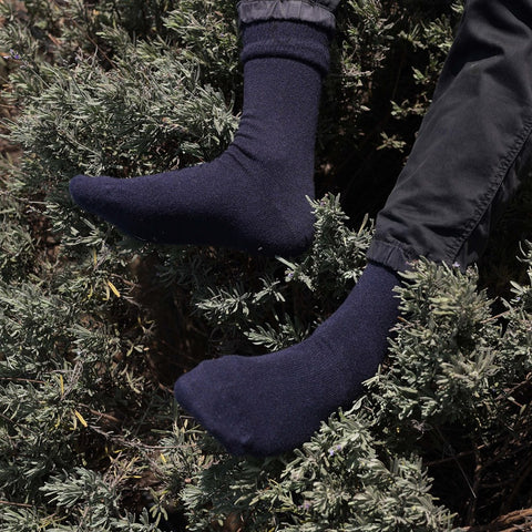 Klue - Merino Wool Unisex Socks-Navy 41-46