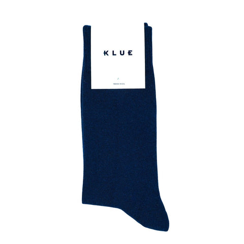 Klue - Merino Wool Unisex Socks-Navy 41-46