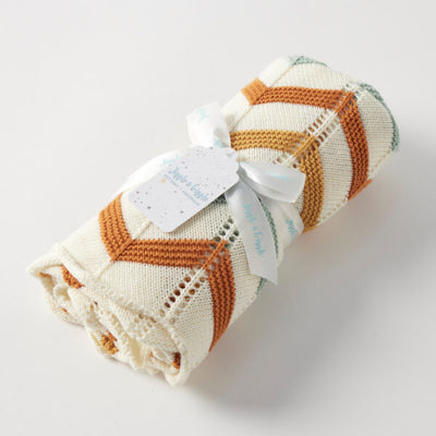 Pilbeam Living - Jiggle & Giggle Zig Zag Blanket Brick