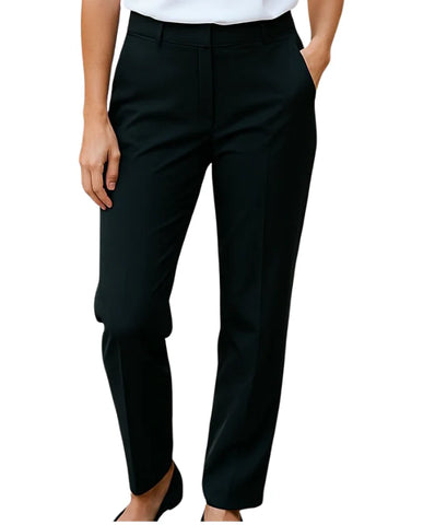 Equinox - Slant Zip Pocket Bengaline Pant-Black