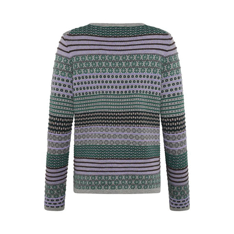 Mansted - Bebe M/C Maze Crew Neck Jumper - Grey