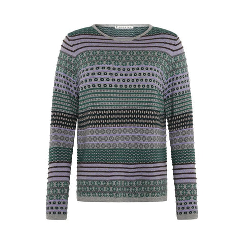 Mansted - Bebe M/C Maze Crew Neck Jumper - Grey