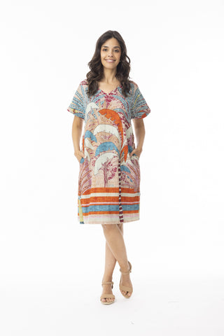 Orientique - Ponta Verde Reversible Cotton Dress