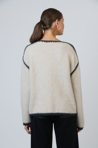 Namastai - Crew Neck Jumper - Porridge Mix