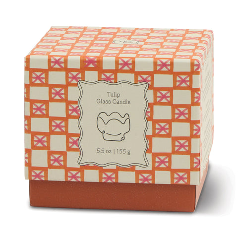 Paddywax - Tulip 5.5oz Glass w/ Printed Box - Cactus Flower