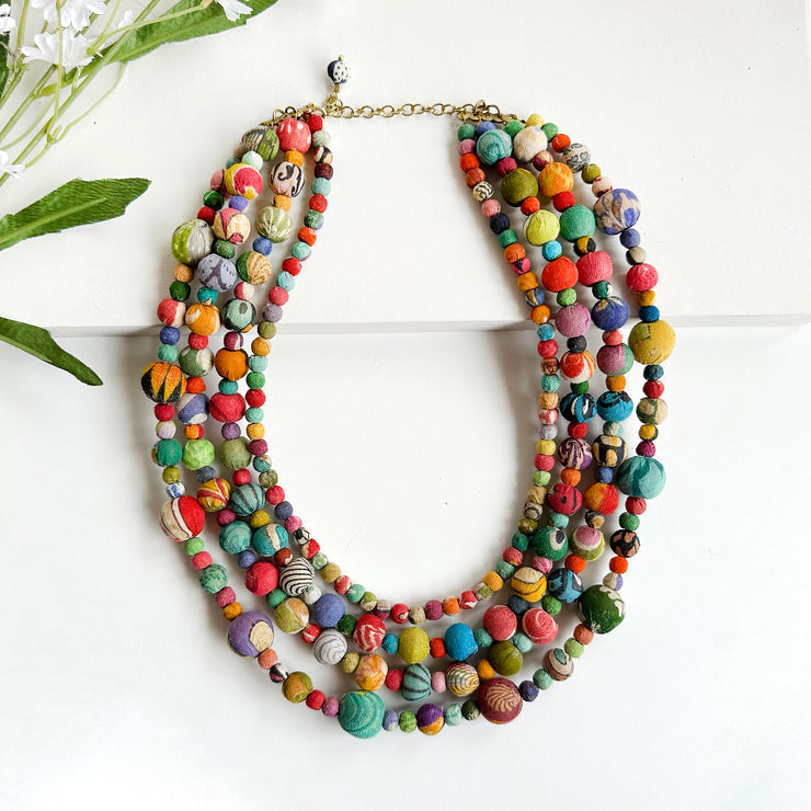 WorldFinds - Kantha Catalina Necklace