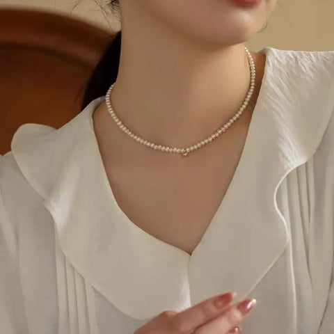 MCLuxe - Celeste Shell Pearl Necklace