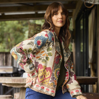Orientique - Quilted Eza Jacket - Chateau