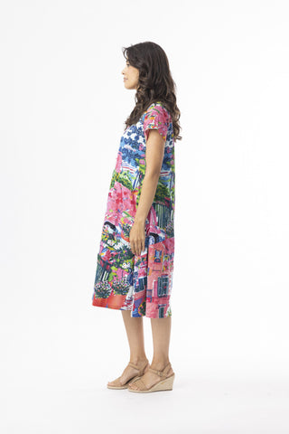 Orientique - Scooter Shift Dress - Organic Cotton