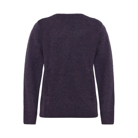 Mansted - Zori Yak Classic Crew Jumper - Plum