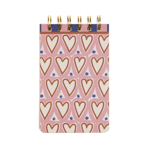 Designworks Ink - A Dopo Hearts Twin Wire Notepad