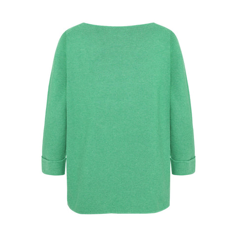 Mansted - Moriko Organic Cotton Blend Crew – Green