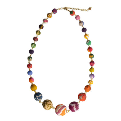 WorldFinds - Kantha Karenna Necklace