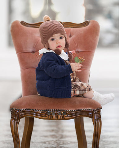 Toshi - Organic Earmuff Bobby Beanie - Peppercorn