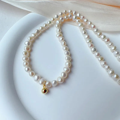 MCLuxe - Celeste Shell Pearl Necklace