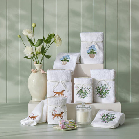 Pilbeam - Country Garden Face Washer Set of 3 (2plain)