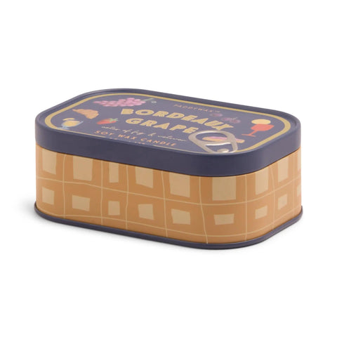 Paddywax - Bistro Grapes Printed Tin Candle - Lemon & Honeydew