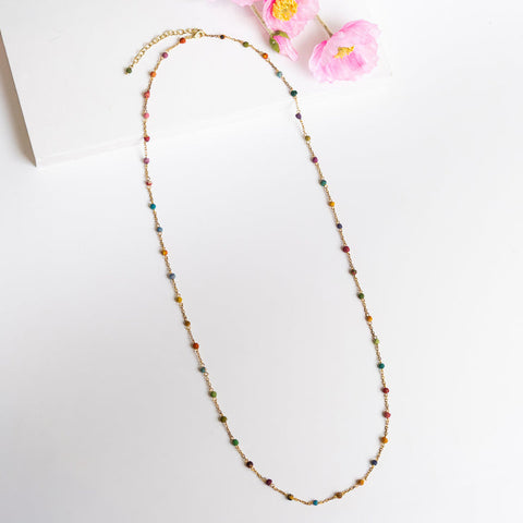 WorldFinds - Dotted Kantha Milieu Necklace