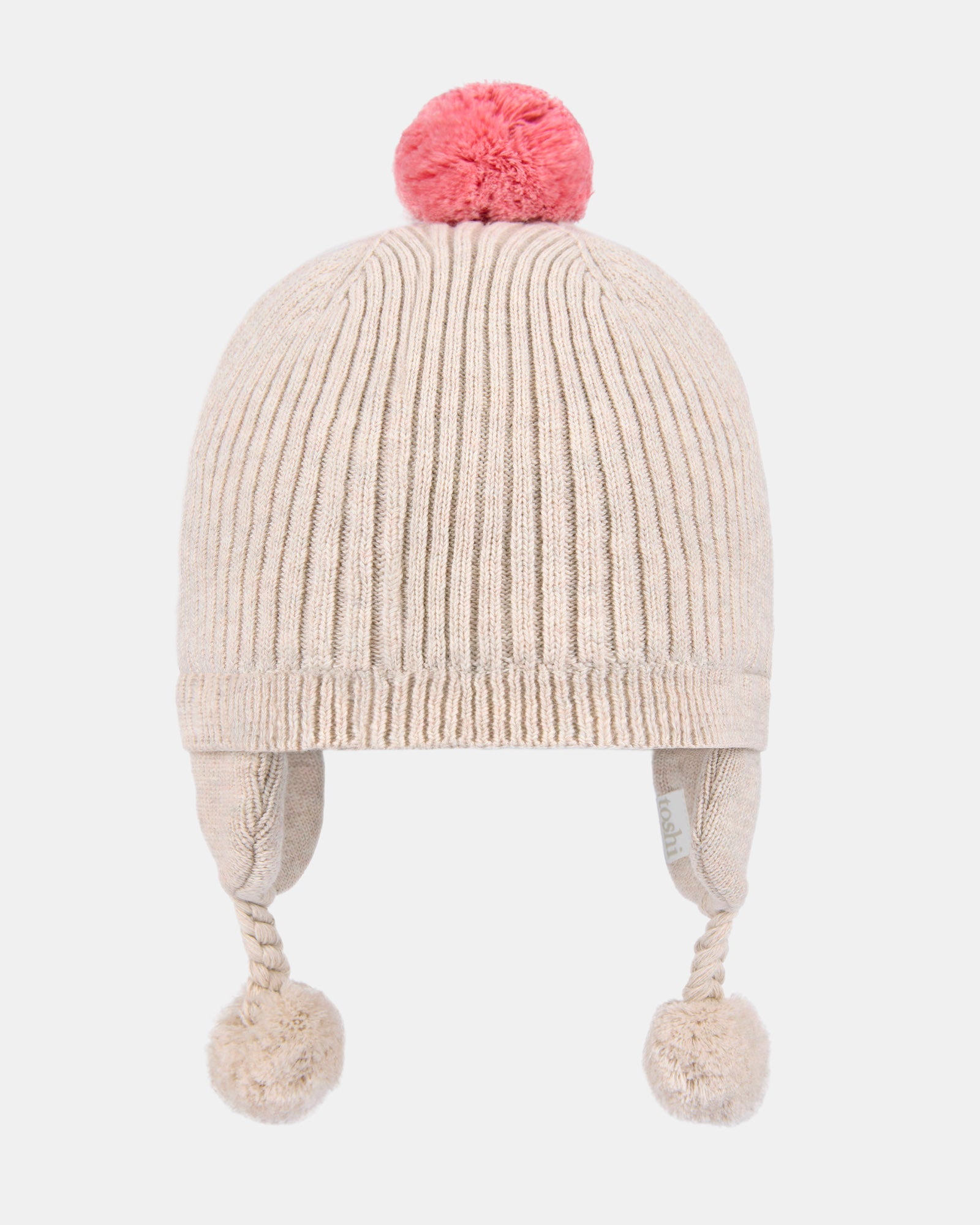 Toshi - Organic Earmuff Bobby Beanie - Oatmeal