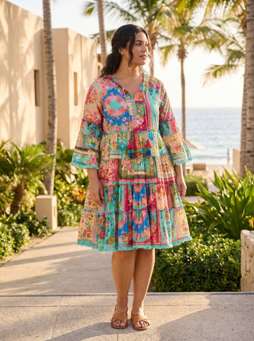 Orientique - Foulard Layered Dress - Fleur