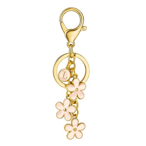 Melange Chic - Floral Personalised Keyring