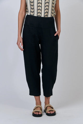 Naturals by O&J - Linen Pants - Black