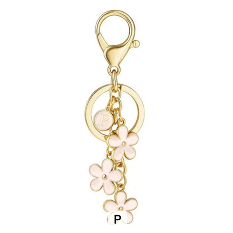 Melange Chic - Floral Personalised Keyring