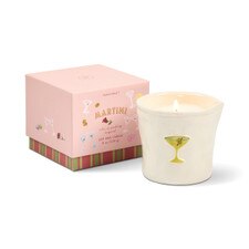 Paddywax - Bistro Martini Embossed Ceramic Candle - Bergamont & Lemon