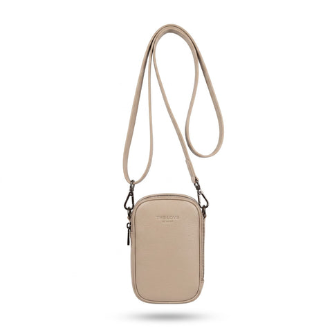 4 The Love - Mel Leather Mini Cross Body Bag - Cream