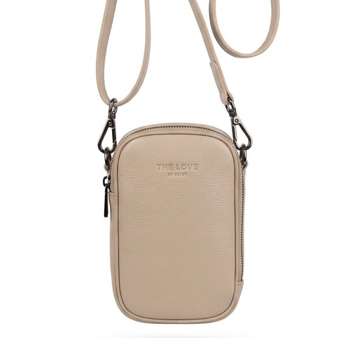 4 The Love - Mel Leather Mini Cross Body Bag - Cream