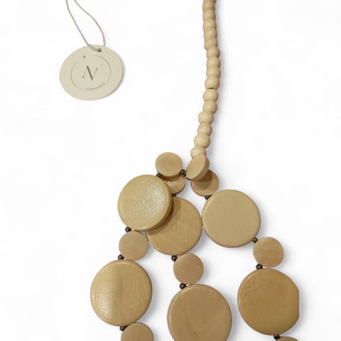 Namastai - Wooden Necklace - Natural