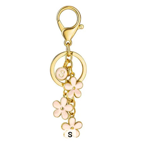 Melange Chic - Floral Personalised Keyring