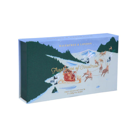 Wavertree & London - Fragrances of Christmas Trio Soap Set