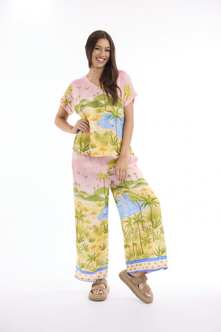 Escape by OQ - V Neck Top - Keyla