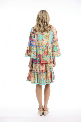 Orientique - Foulard Layered Dress - Fleur