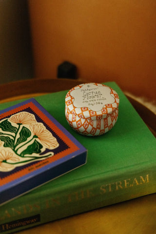 Paddywax - Tulip 2oz Printed Tin - Cactus Flower