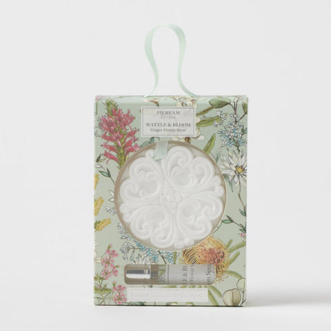 Pilbeam Living - Wattle & Bloom Scented Disc - Ginger Flower