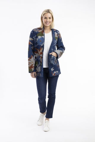 Orientique - Quilted Reversible Jacket - Dancing Queen