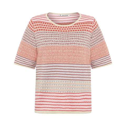 Mansted - Hilde Organic Cotton Blend T-Shirt – Red