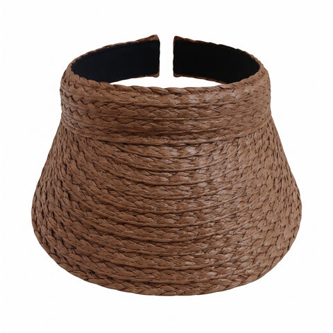 4 The Love - Woven Sporty Visor - Chocolate