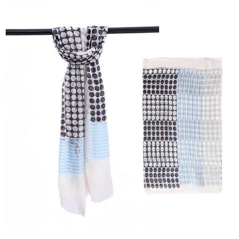 JJSisters - Cashmere Wool Spot Print Scarf