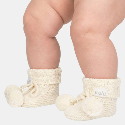 Toshi - Organic Yummy Booties - Cream