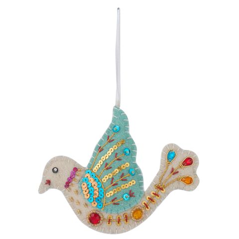CTC - Embroidered Bird Ornament