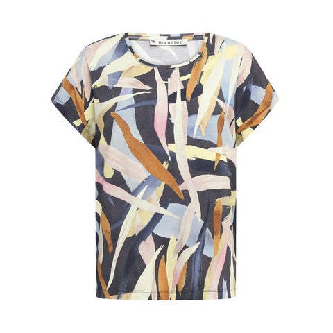 Mansted - Priya Organic Cotton Blend T-Shirt – Cold Grey