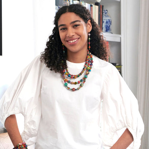 WorldFinds - Kantha Catalina Necklace