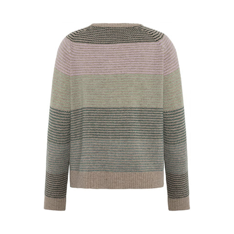 Mansted - Loire - Lambswool Cardigan - Mushroom