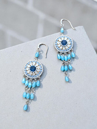 MCLuxe - Medallion Drop Earrings